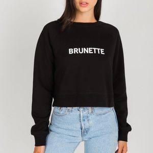 Brunette the label « little sister » crew